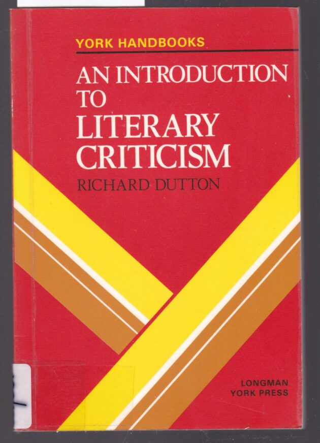 An Introduction to Literary Criticism
