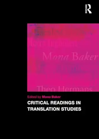 Critical Readings in Translation Studies