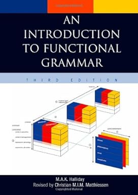 An Introduction to Functional Grammar